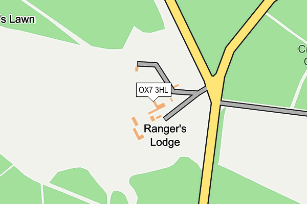 OX7 3HL map - OS OpenMap – Local (Ordnance Survey)