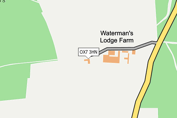 OX7 3HN map - OS OpenMap – Local (Ordnance Survey)