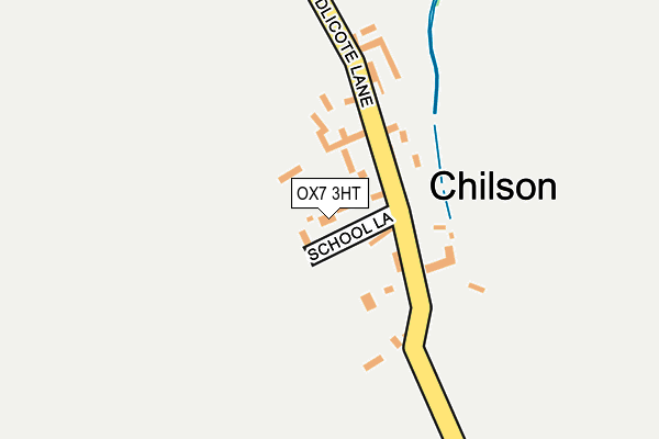 OX7 3HT map - OS OpenMap – Local (Ordnance Survey)