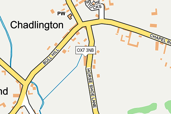 OX7 3NB map - OS OpenMap – Local (Ordnance Survey)