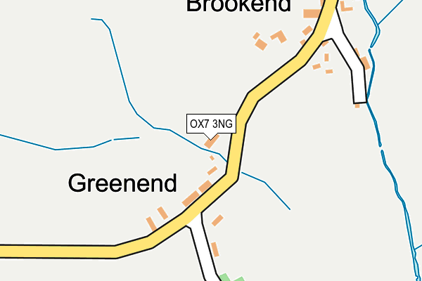 OX7 3NG map - OS OpenMap – Local (Ordnance Survey)