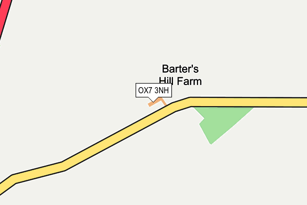 OX7 3NH map - OS OpenMap – Local (Ordnance Survey)