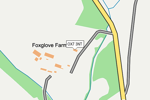 OX7 3NT map - OS OpenMap – Local (Ordnance Survey)