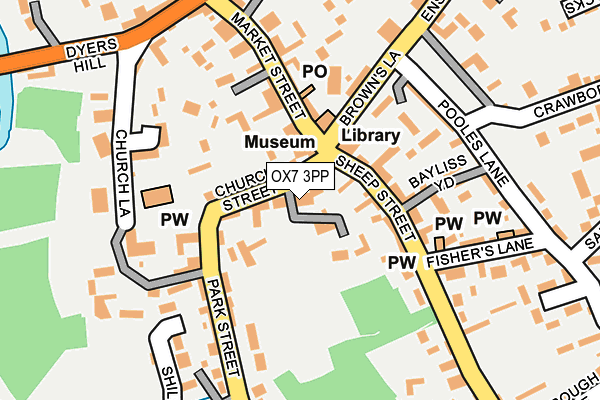 Map of GREAT TEW MANAGEMENT LTD at local scale