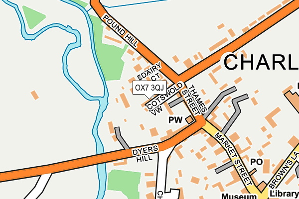 OX7 3QJ map - OS OpenMap – Local (Ordnance Survey)