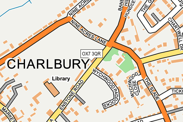 OX7 3QR map - OS OpenMap – Local (Ordnance Survey)