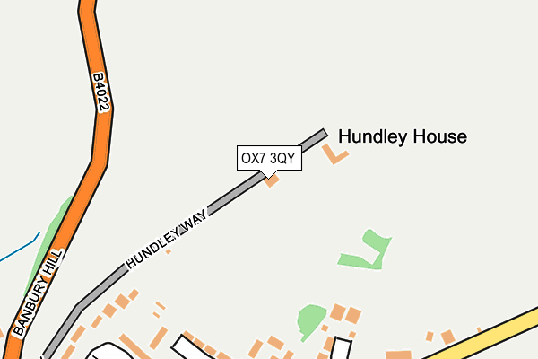 OX7 3QY map - OS OpenMap – Local (Ordnance Survey)