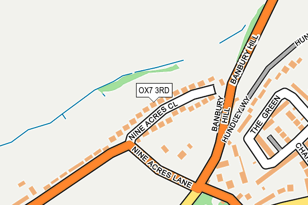 OX7 3RD map - OS OpenMap – Local (Ordnance Survey)
