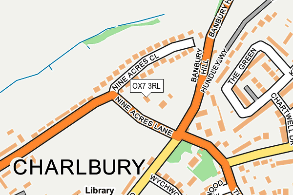 OX7 3RL map - OS OpenMap – Local (Ordnance Survey)