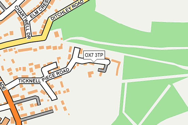 OX7 3TP map - OS OpenMap – Local (Ordnance Survey)