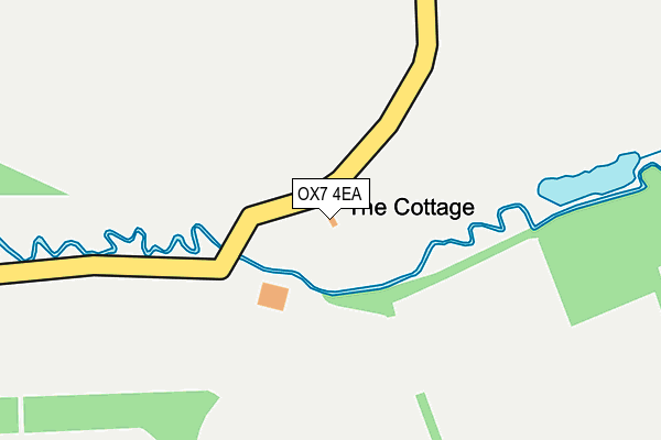 OX7 4EA map - OS OpenMap – Local (Ordnance Survey)