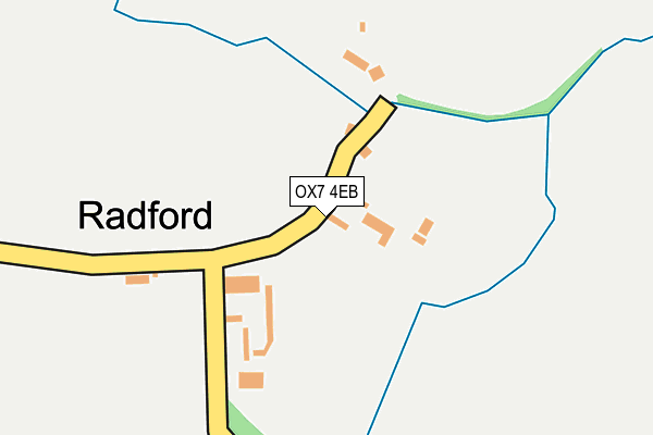 OX7 4EB map - OS OpenMap – Local (Ordnance Survey)