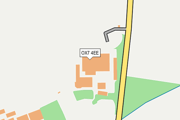 OX7 4EE map - OS OpenMap – Local (Ordnance Survey)