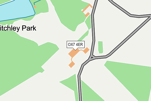 OX7 4ER map - OS OpenMap – Local (Ordnance Survey)