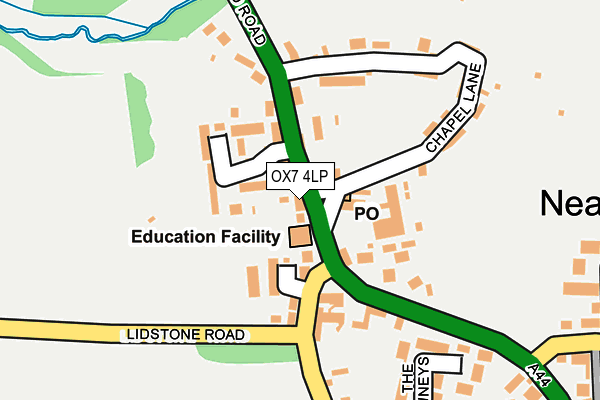 OX7 4LP map - OS OpenMap – Local (Ordnance Survey)