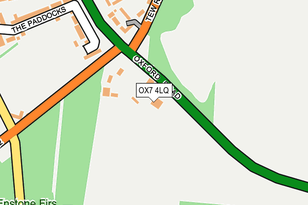 OX7 4LQ map - OS OpenMap – Local (Ordnance Survey)