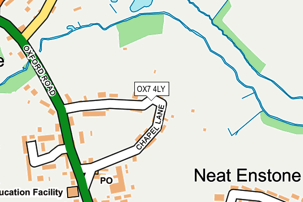 OX7 4LY map - OS OpenMap – Local (Ordnance Survey)