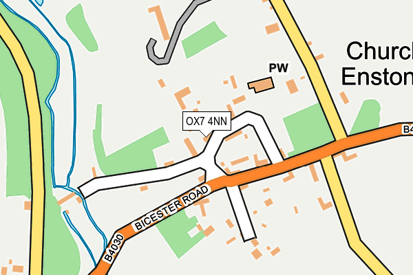 OX7 4NN map - OS OpenMap – Local (Ordnance Survey)