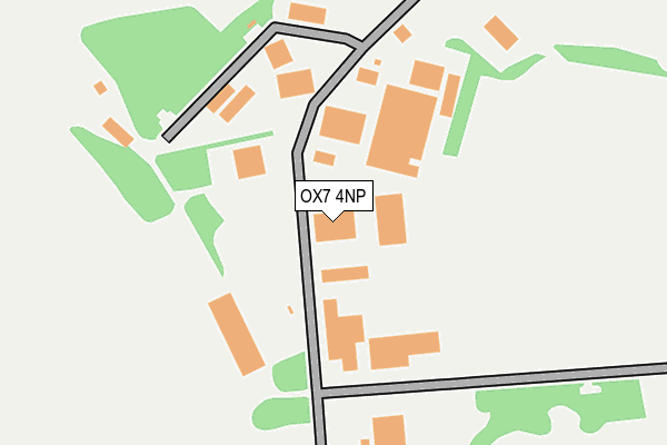 OX7 4NP map - OS OpenMap – Local (Ordnance Survey)