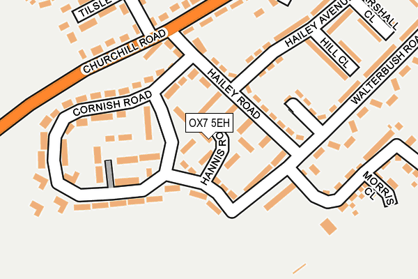 OX7 5EH map - OS OpenMap – Local (Ordnance Survey)