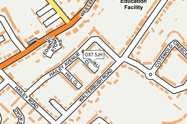OX7 5JH map - OS OpenMap – Local (Ordnance Survey)