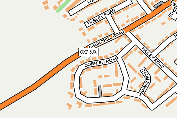 OX7 5JX map - OS OpenMap – Local (Ordnance Survey)