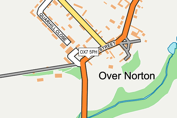 OX7 5PH map - OS OpenMap – Local (Ordnance Survey)