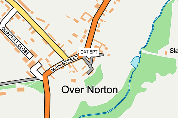 OX7 5PT map - OS OpenMap – Local (Ordnance Survey)