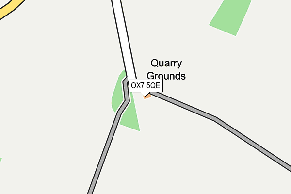 OX7 5QE map - OS OpenMap – Local (Ordnance Survey)