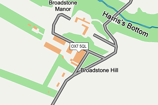 OX7 5QL map - OS OpenMap – Local (Ordnance Survey)