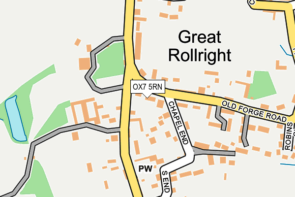 OX7 5RN map - OS OpenMap – Local (Ordnance Survey)