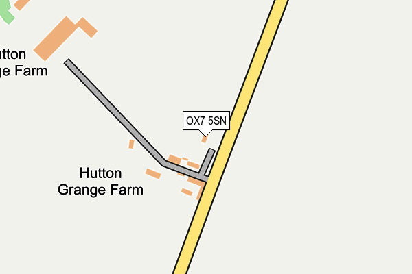 OX7 5SN map - OS OpenMap – Local (Ordnance Survey)