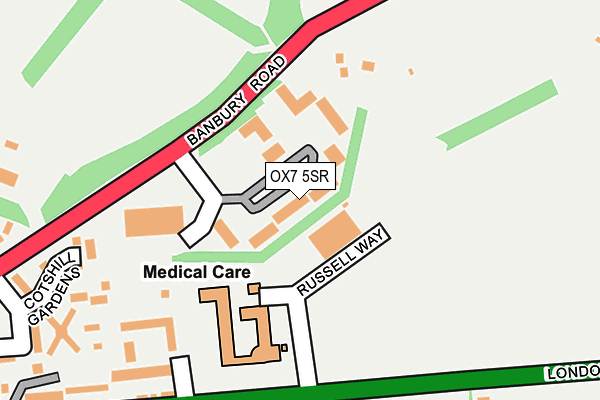 Map of CLAIRE HUDSON LIMITED at local scale