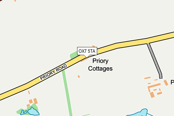 OX7 5TA map - OS OpenMap – Local (Ordnance Survey)