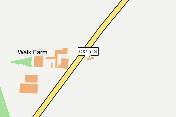 OX7 5TG map - OS OpenMap – Local (Ordnance Survey)