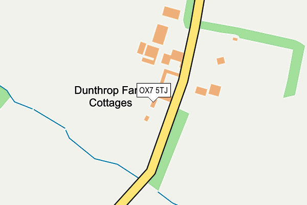 OX7 5TJ map - OS OpenMap – Local (Ordnance Survey)