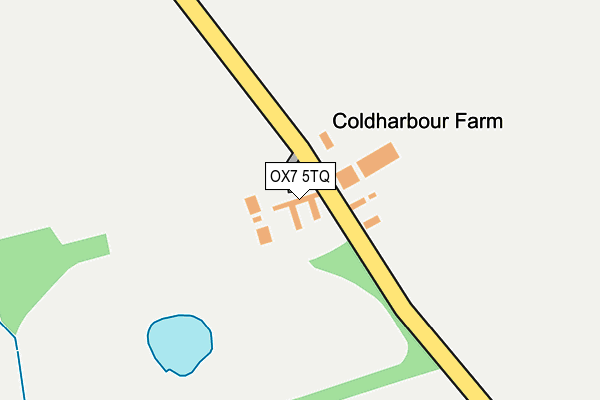 OX7 5TQ map - OS OpenMap – Local (Ordnance Survey)