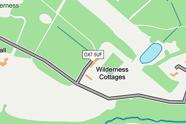 OX7 5UF map - OS OpenMap – Local (Ordnance Survey)