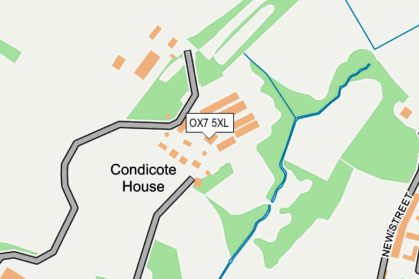 OX7 5XL map - OS OpenMap – Local (Ordnance Survey)