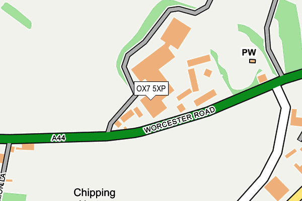 OX7 5XP map - OS OpenMap – Local (Ordnance Survey)