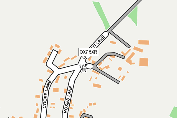 OX7 5XR map - OS OpenMap – Local (Ordnance Survey)