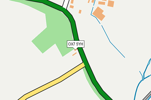 OX7 5YH map - OS OpenMap – Local (Ordnance Survey)