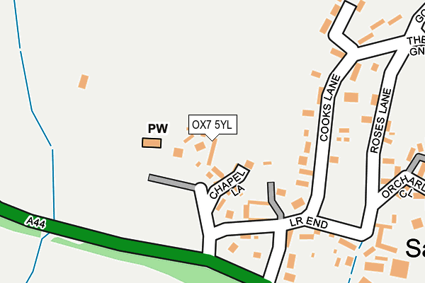 OX7 5YL map - OS OpenMap – Local (Ordnance Survey)