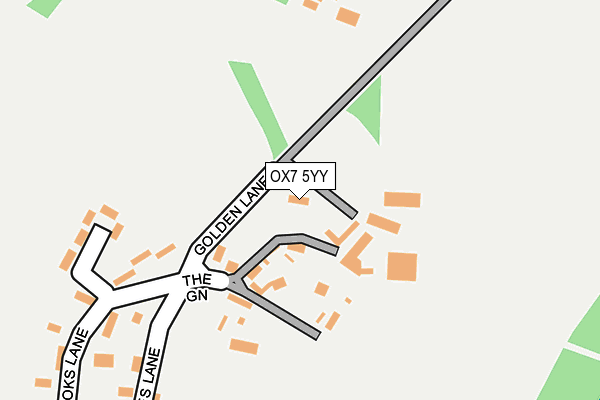 OX7 5YY map - OS OpenMap – Local (Ordnance Survey)
