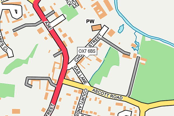 OX7 6BS map - OS OpenMap – Local (Ordnance Survey)