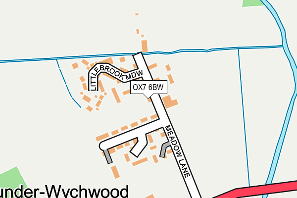 Map of WYCHWOOD MEDICAL LIMITED at local scale