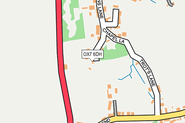 OX7 6DH map - OS OpenMap – Local (Ordnance Survey)