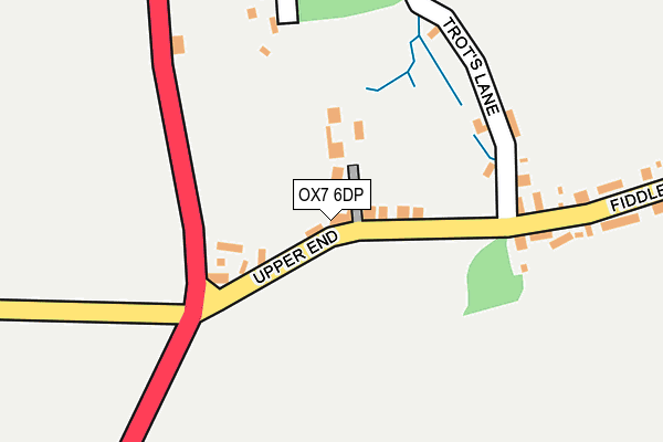 OX7 6DP map - OS OpenMap – Local (Ordnance Survey)