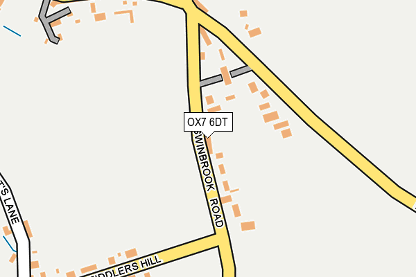 OX7 6DT map - OS OpenMap – Local (Ordnance Survey)