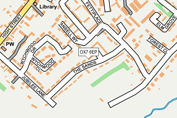 OX7 6EP map - OS OpenMap – Local (Ordnance Survey)